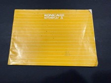 Konica Autoreflex T Camera Instructions