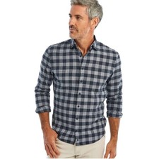 Johnnie-O Brian Blue Hangin Out Long Sleeve Button Down Shirt Men's Size XL