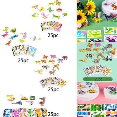 3D Cartoon Puzzle Handarbeit Motorik glatte Oberfläche und keine Grate