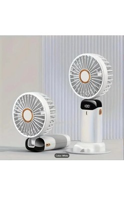 Hand Klappbarer Schreibtisch Ventilator Kühler Kühlung USB Wiederaufladbar