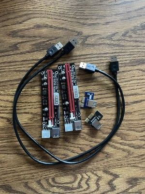 Mining PCIe Riser VER006 PCI-E 1x to 16x USB riser adapter
