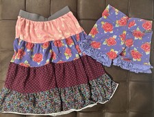 Matilda Jane Paint By Numbers Brushstroke Gentry Skirt Set Size 14