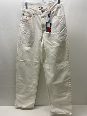 TOMMY HILFIGER APXGP MEN S JEANS, F1 THE MOVIE, 32W-30L, ECRU (OFF WHITE). NEW.