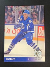 1993-94 UPPER DECK SP INSERT #157 DAVE ELLETT TORONTO MAPLE LEAFS