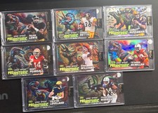Wild Card Dino-Might Prehistoric Exclusive Football Card Lot 8 NCAA Stars