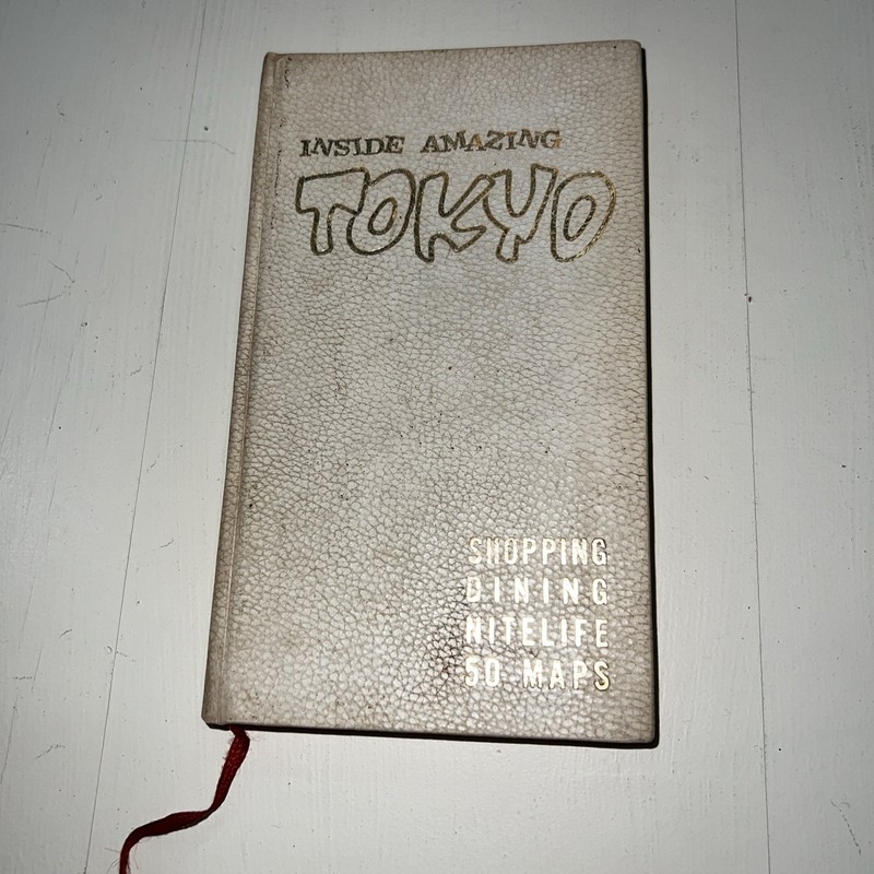 Inside Amazing Tokyo Briggs 1969 Guide Book
