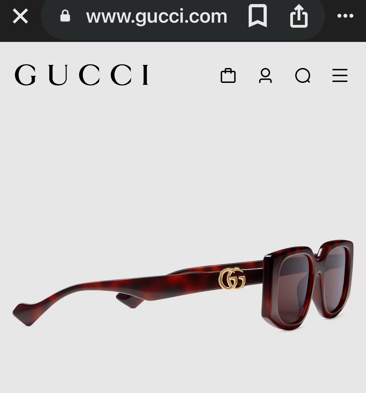 Gucci Variation tortoiseshell injection Sunglasses - image 7