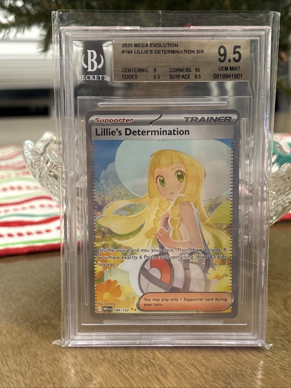 2025 Lillie’s Determination 184/132 Mega Evolution SIR - Beckett 9.5