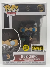 Sub Zero Glow in Dark Funko Pop Mortal Kombat Entertainment Earth Exclusive 1057