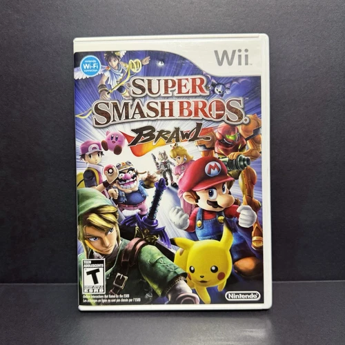 Super Smash Bros. Brawl Nintendo Wii Fighting Multiplayer T-Teen NTSC-U/C