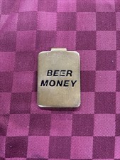 Vintage Russ Beer Money Brass Clip