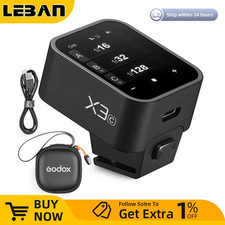 X3 TTL HSS 2.4G Wireless Flash Trigger OLED Touch Screen Transmitter Quick Charg