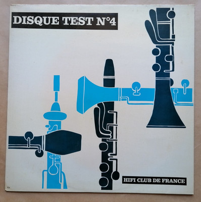 TESTSCHEIBE NR. 4 HIFI CLUB DE FRANCE LP 33T Promo Instruments HIFI Nr. 4 (VG+/EX)
