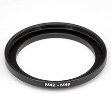 Metal M42 to M48 Male to Female 42Mm to 48Mm M42-M48 Step-Up Coupling Ring Adapt