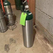 Size D Medical Oxygen Cylinder Tank Portable Ambulance EMS &ndash; Good Used Condition