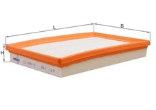 Knecht LX 4031/2 air filter for Mercedes-Benz