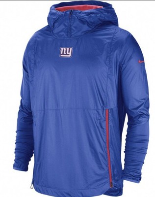 Nike Men s New York Giants Sideline Alpha Fly Rush Hoodie Jacket Medium M NFL