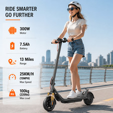 2026 ADULT ELECTRIC SCOOTER FOLDABLE LONG RANGE HIGH SPEED 25KM/H 350W COMMUTER