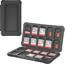 SD Card Holder Memory Card Case for SD/TF Cards, Memory Storage Organizer for 20