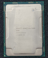 Intel Xeon Platinum 8168 2.70GHz 24-Core 33MB Cache 205W CPU SR37J