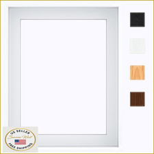 14x18 White Floating Canvas Frame for Wall Art Painting - 1-1/4" Deep