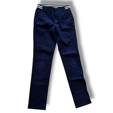 French Toast Girls Skinny Fit Stretch Pants Elastic Pockets Uniform Navy 14 B-2