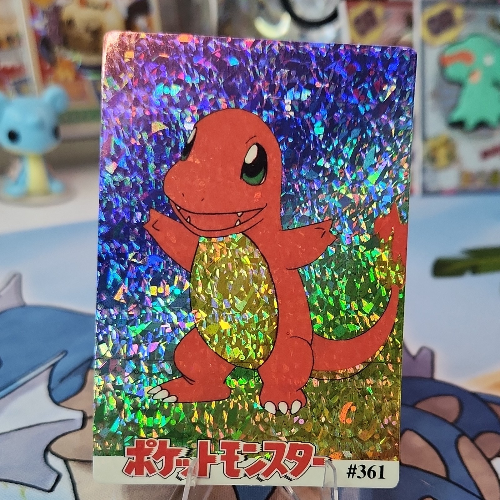 Pokémon Vintage Vending Prism Sticker Charmander Rainbow Pikachu #361 #369