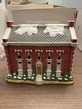 Village Meeting Hall Lefton Christmas Colonial Village #13500
