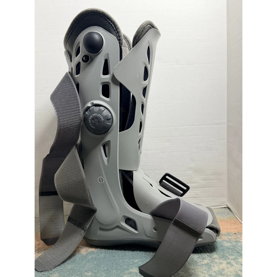 Bota de caminhada Aircast AirSelect Elite alta com suporte para caminhada média em excelente estado usado - Imagem 4 de 4