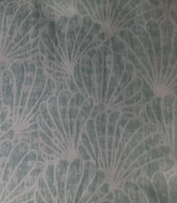 Queen Sheet Set Coastal Vibe Shells Pastel Aqua Color Soft Sheets Nice Unbranded