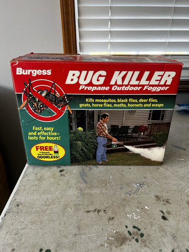 Burgess Bug Killer Electric Outdoor Insect Fogger w/Box & Manual - No Chemicals