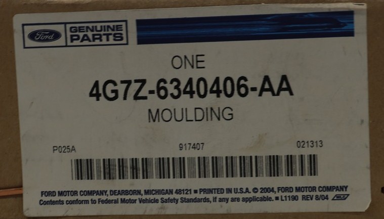 NEW OEM Ford Rear Clamshell Hood Weatherstrip 4G7Z-6340406-AA Ford GT 2005-2006