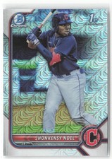 2022 Bowman Mega Box Jhonkensy Noel Mojo Refractor #BCP-2 Guardians