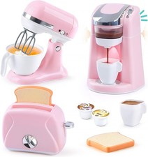 Play Kitchen Appliances Toys - Kids Kitchen Playset Accessories, Pretend Play To