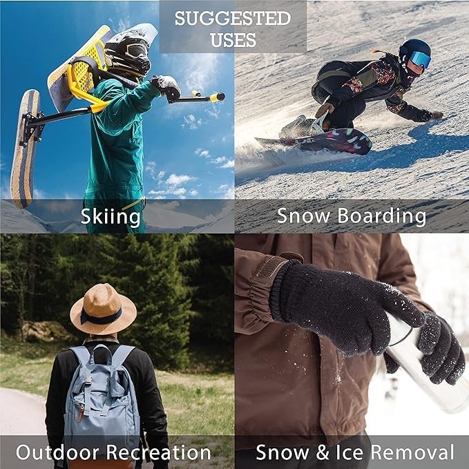 Kinco 9088HKP-L Ski Gloves Buffalo Leather Waterproof HydroFlector Skyliner