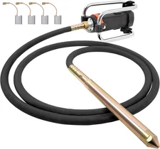 Electric Concrete Vibrator Handheld, 2HP 1500W 18000RPM 14-3/4ft Flexible Shaft