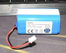 Replacement Battery For Shark Ion Robot RV871C 14.8V 2600Mah 2 Prong