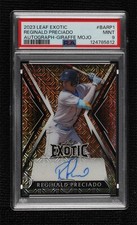 2023 Leaf Exotic Giraffe Mojo 1/3 Reginald Preciado #BA-RP1 PSA 9 MINT Auto 8d2