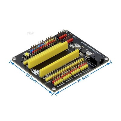 GPIO Breakout Platine Erweiterungsadapter mit Stiftleiste für Raspberry Pi Pico