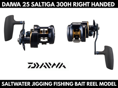 Daiwa 25 SALTIGA 300H Right Handed Saltwater Jigging Fishing Bait