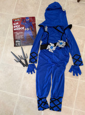 Child Costume Halloween Spooktacular Creations Blue Ninja Child Size Medium