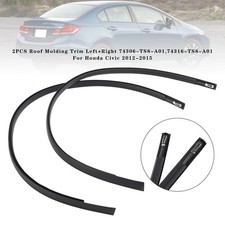 2pcs Roof Molding Trim Leftright For Honda Civic 2012-2015 Us 2pcs Roof Molding Trim Leftright For Honda Civic 2012-2015 Us