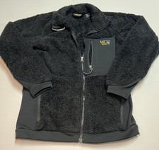 Mountain Hardwear Women  s M Black Sherpa Fleece Full Zip Jacket