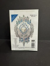 Vintage Mary Maxim Ornament Kit Blue And Silver Serene Shores June