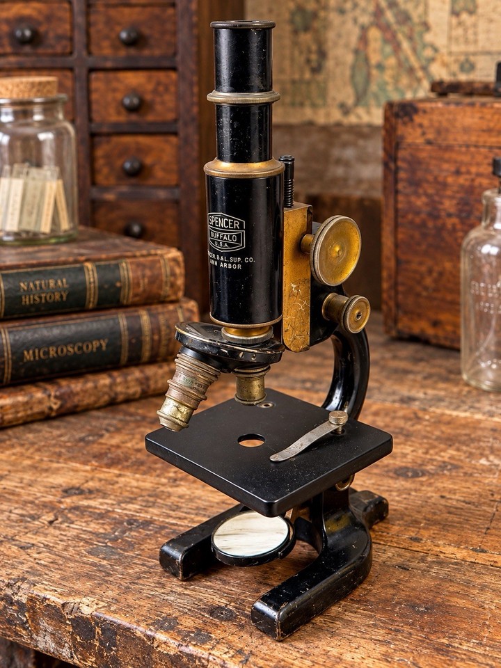 Antique Buffalo Spencer Microscope #13