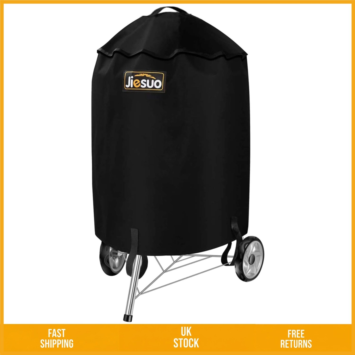 Waterproof Heavy Duty Charcoal Kettle BBQ Grill Cover 57cm Diameter