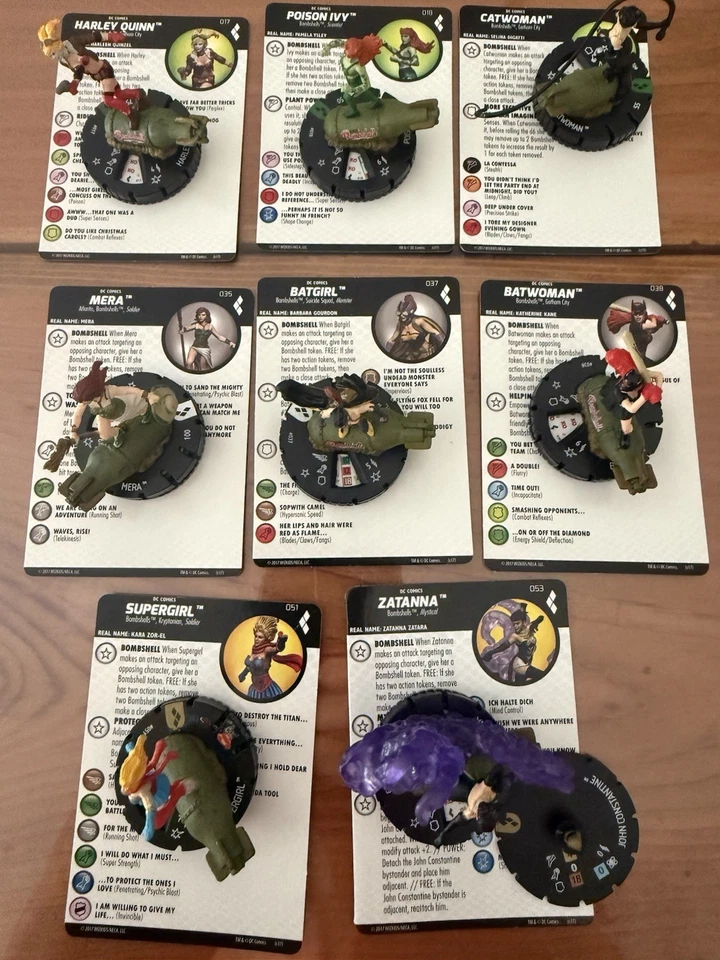 Heroclix Bombshell lot DC CUR SR Harley Quinn Gotham Girls - Image 1 of 1