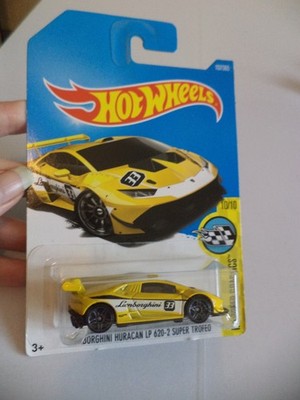 Hot Wheels Lamborghini Huracan LP 620-2 Spielzeug Diecast Auto HW Speed Grafik gelb
