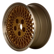 1513 Reconditioned Factory OEM wheel 15 X 7 Gold w/Machined Flange Lace Design