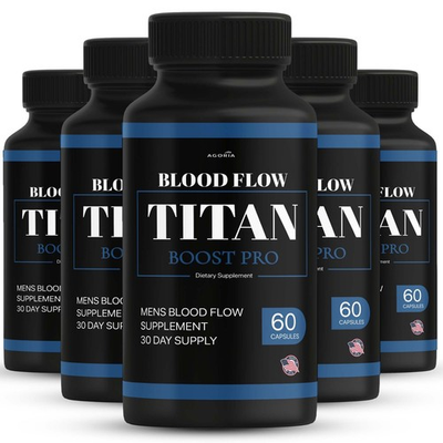 #ad #ad 5 Pack Blood Flow Titan Boost Pro Mens Blood Flow Supplement $53.90